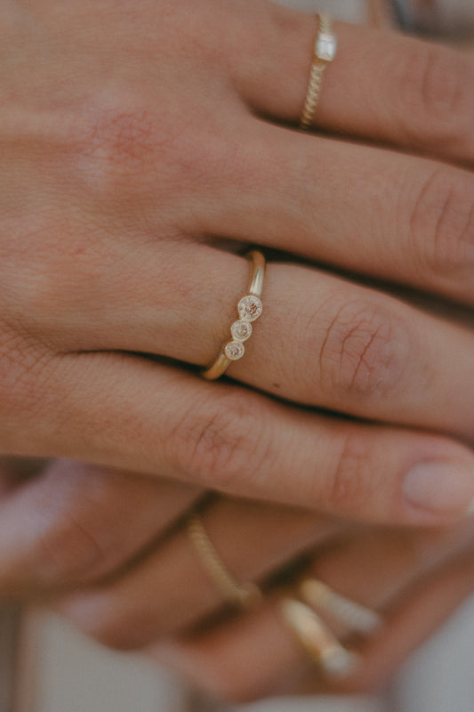 Chapter IV — Path Trio Diamond Ring