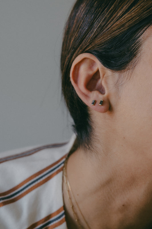 Noa Salt and Pepper Diamonds Studs - Adriana Chede Jewellery