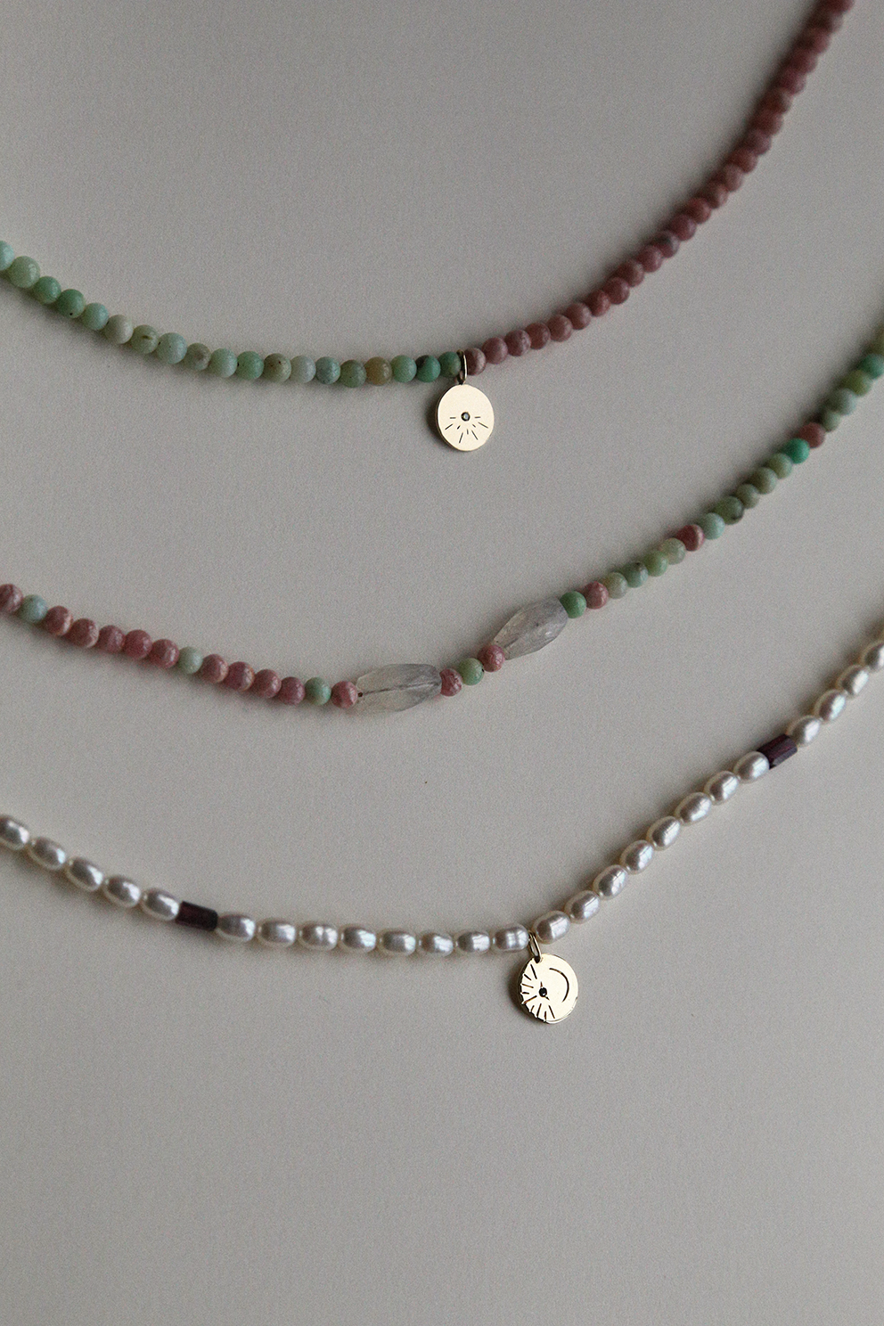 Watermelon Beaded Necklace Adriana Chede Jewellery
