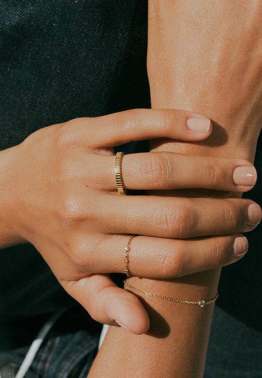 Chapter VI — Structure Ribbed Gold Band