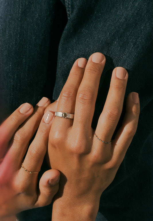 Chapter III: Vision Ring with Asscher-Cut Brownish-yellow Diamond