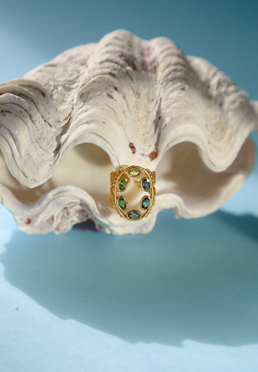Archipelago Ring with Tourmalines - Adriana Chede Jewellery