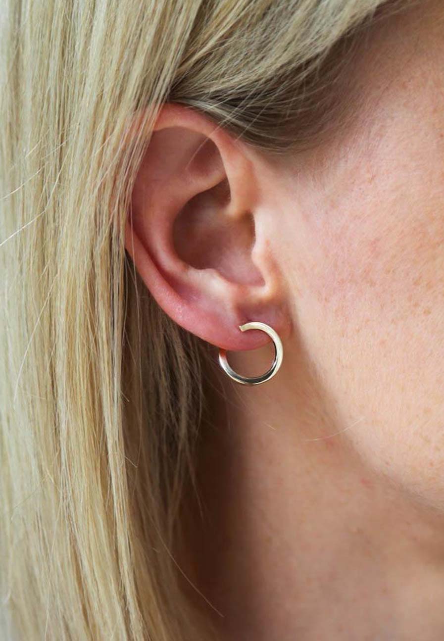 Gold Link Earrings - Adriana Chede Jewellery