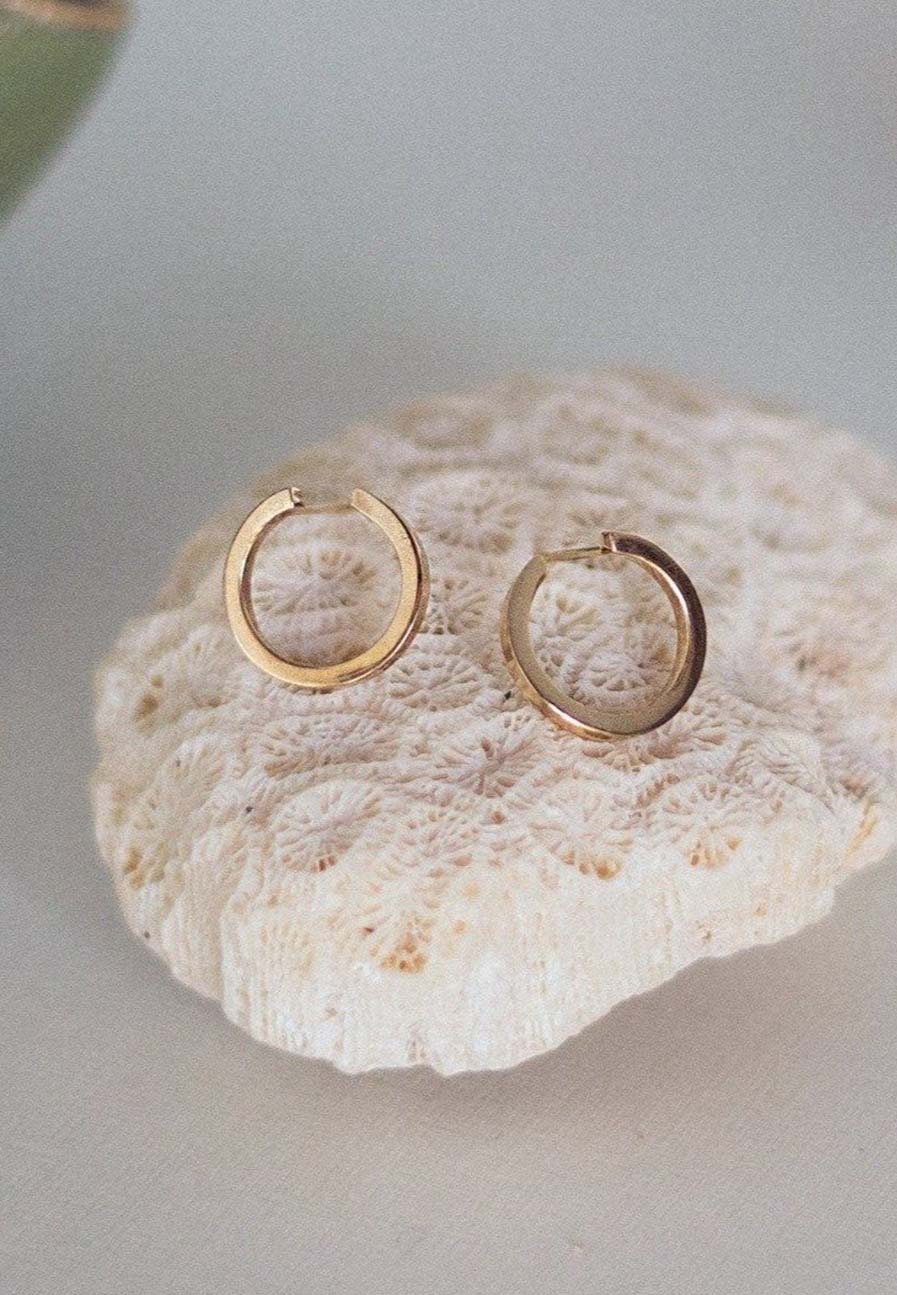 Link 9ct Gold Earrings - Adriana Chede Jewellery