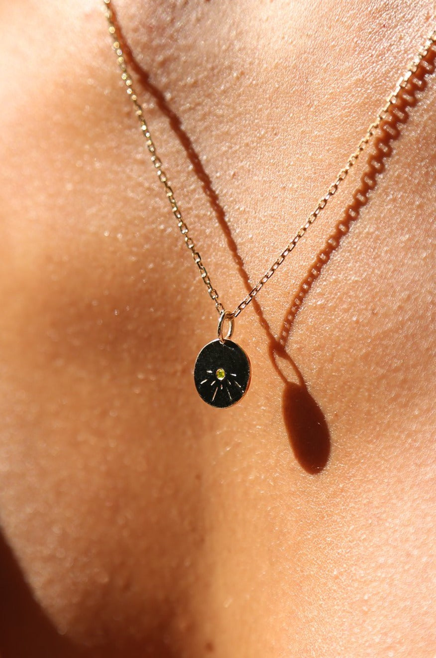 Solid Gold and Yellow Diamond Necklace - Adriana Chede Jewellery