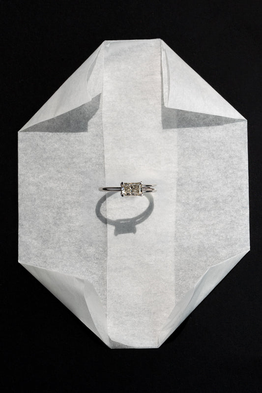 Maia Ring with Radiant Cut Diamond