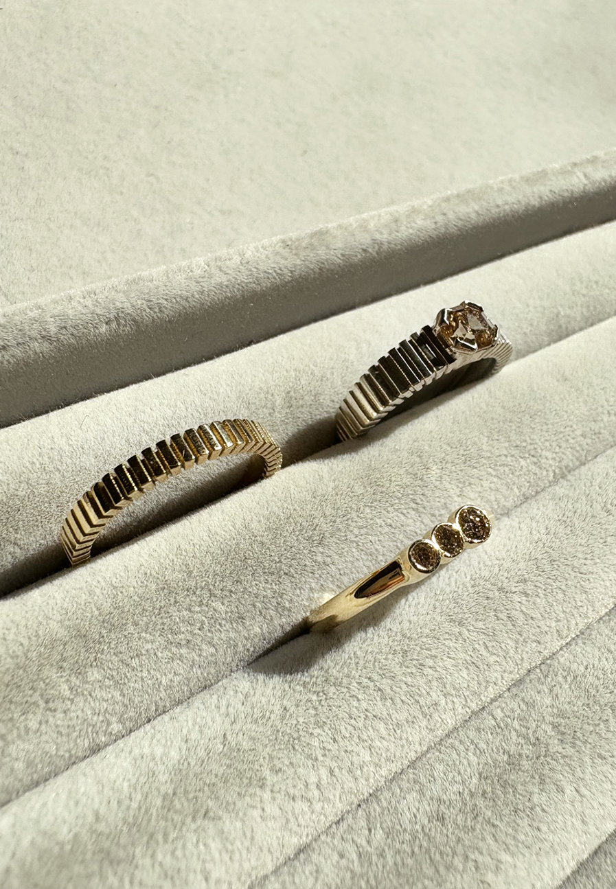 Chapter IV — Path Trio Diamond Ring