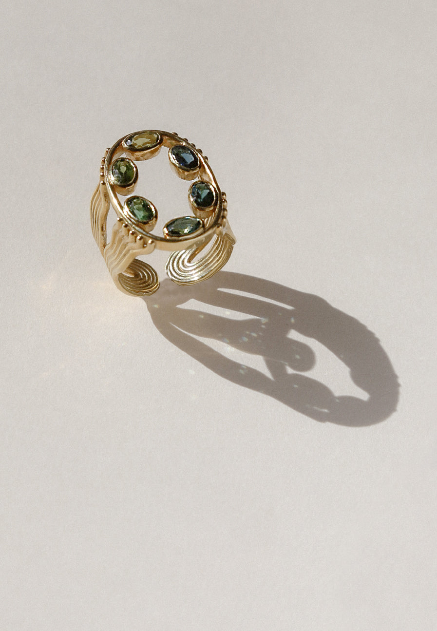 Archipelago Ring with Tourmalines - Adriana Chede Jewellery