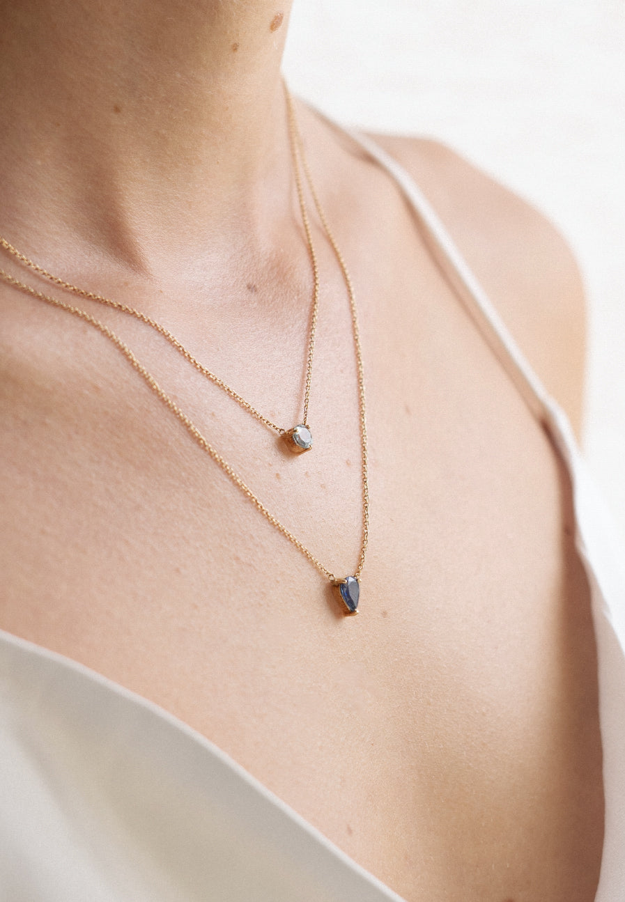 Sapphire Gold Necklace - Adriana Chede Jewellery