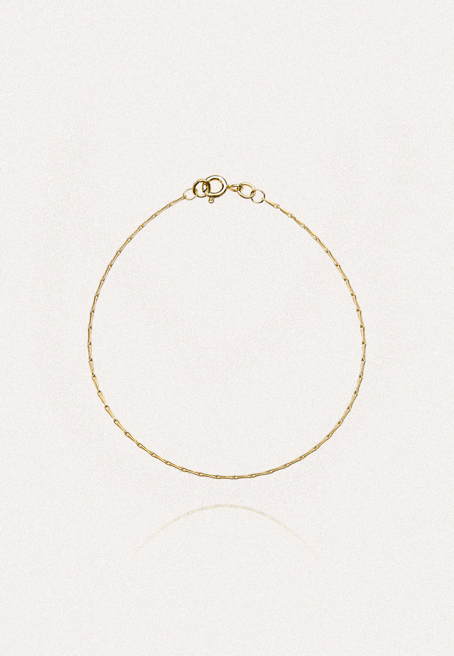 Hayseed Solid Gold Bracelet - Adriana Chede Jewellery London